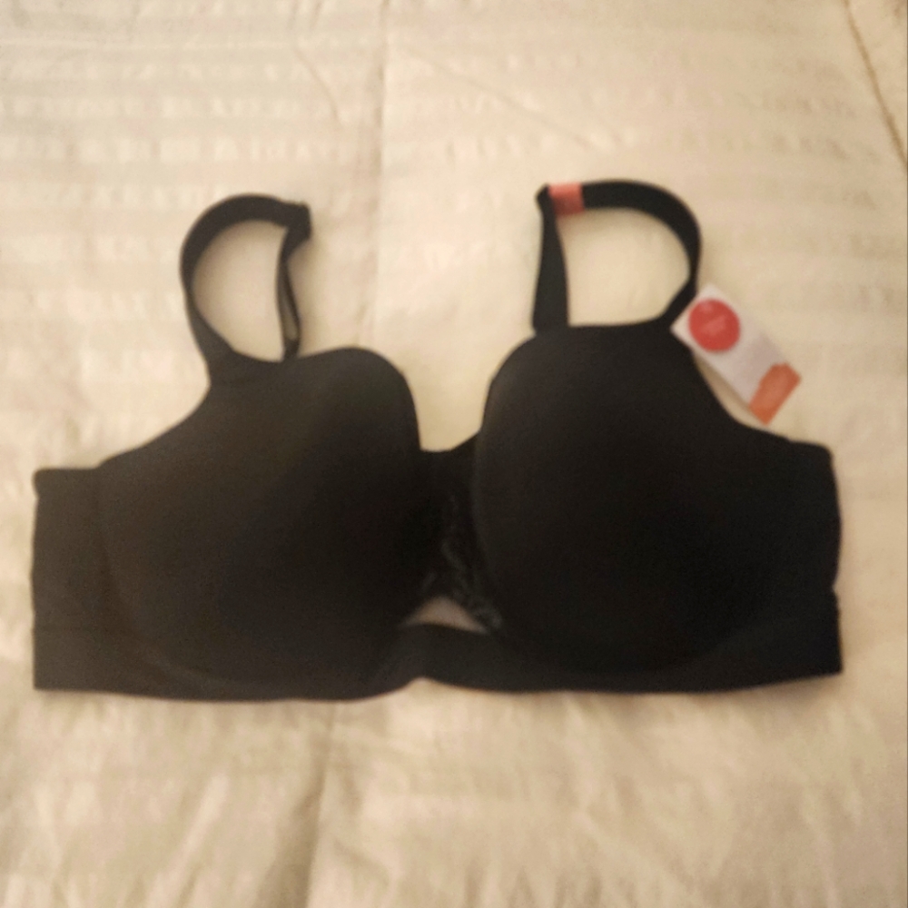 Cacique Black Balconette Bra Wired